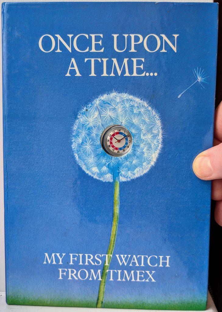 once upon a time... my first watch from Timex book 1981