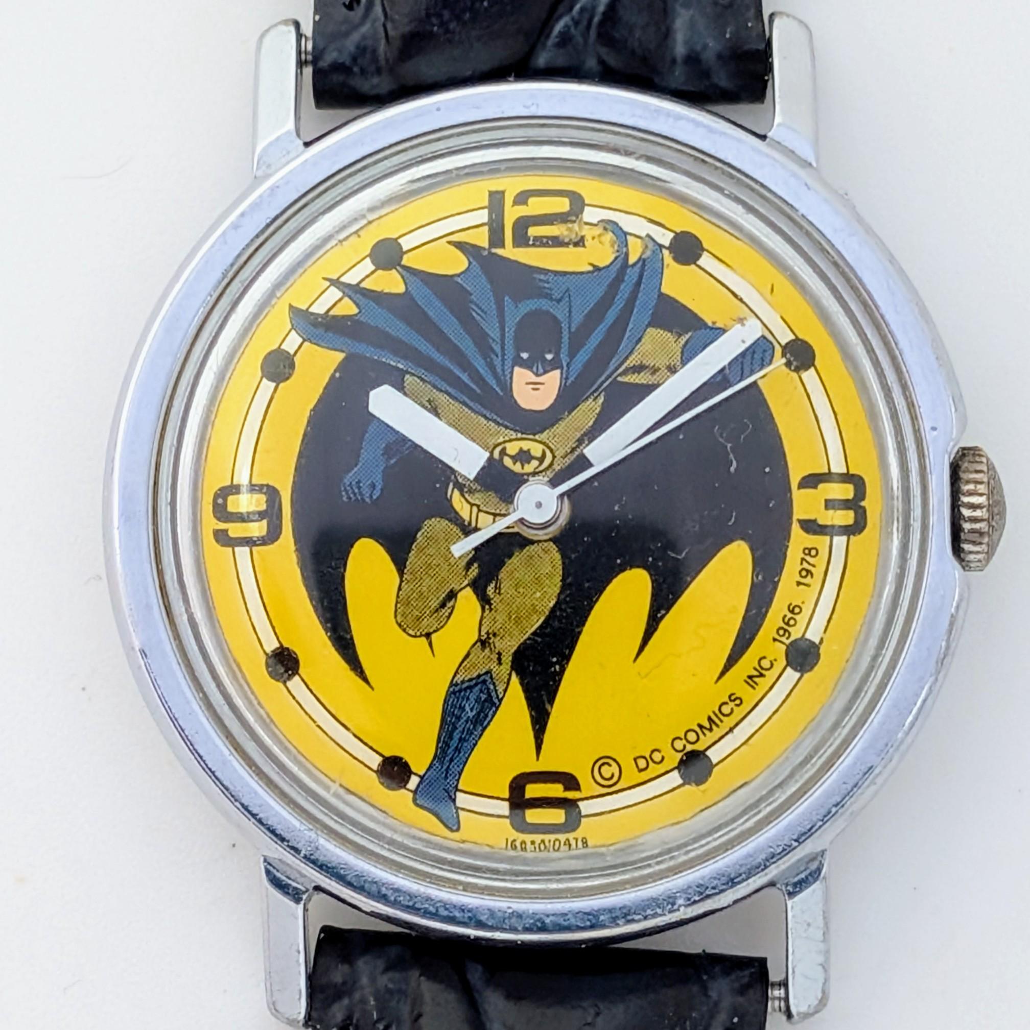 16030 10478 Timex DC Comics Batman Mercury Watch 1978
