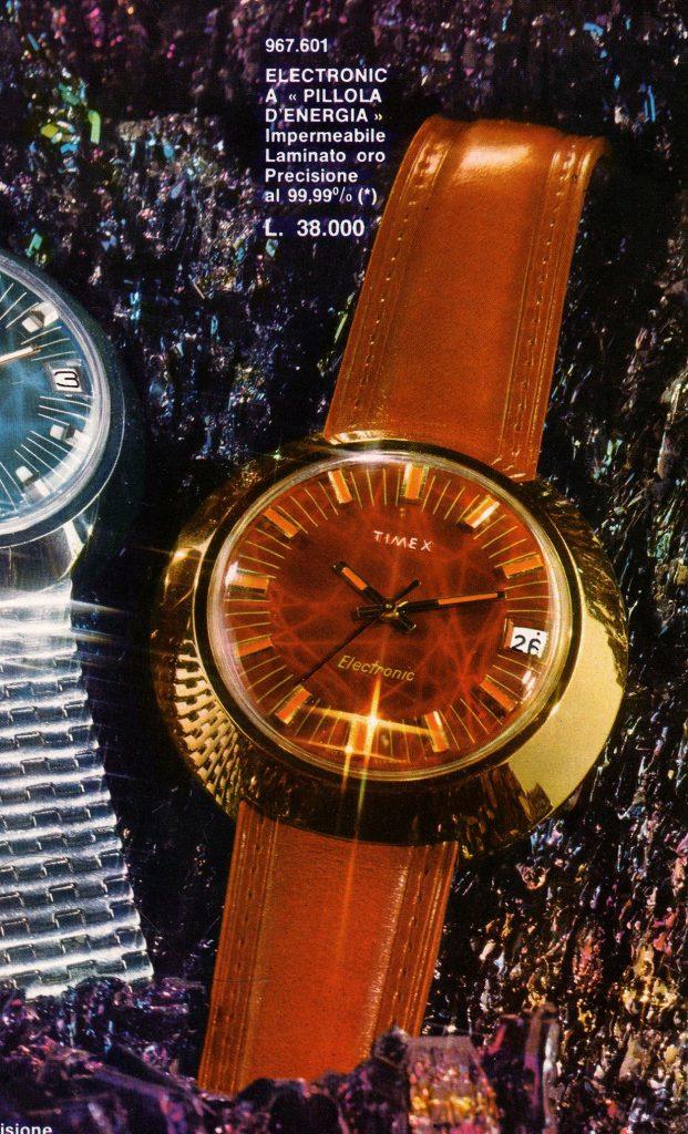 timex red nebula electronic watch