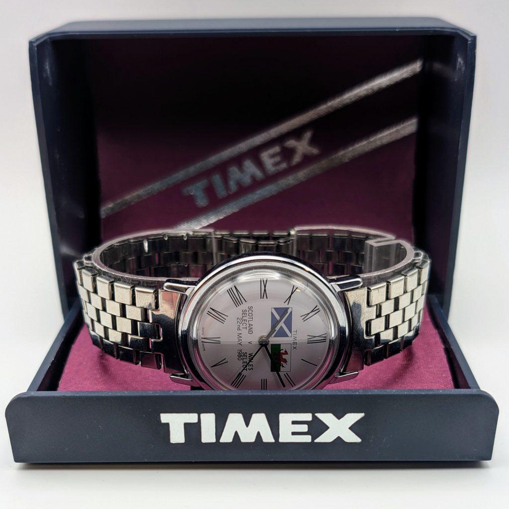 16079 10478 Scotland Vs Wales 1980 Timex Mercury Watch 1978