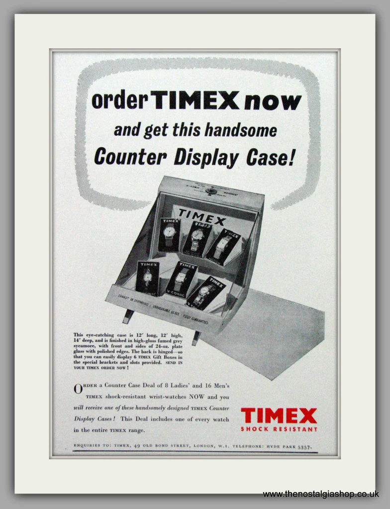 1954 timex ads
