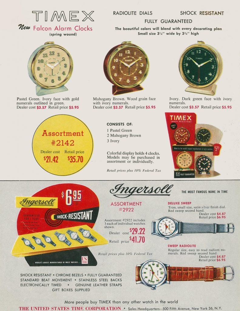 1956 timex catalog