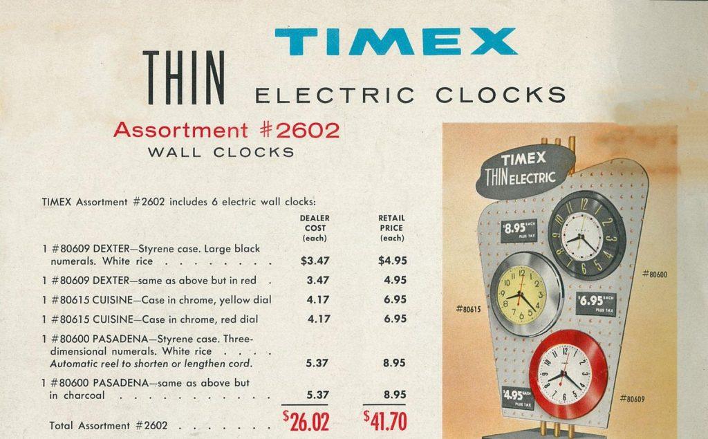 1956 timex catalog