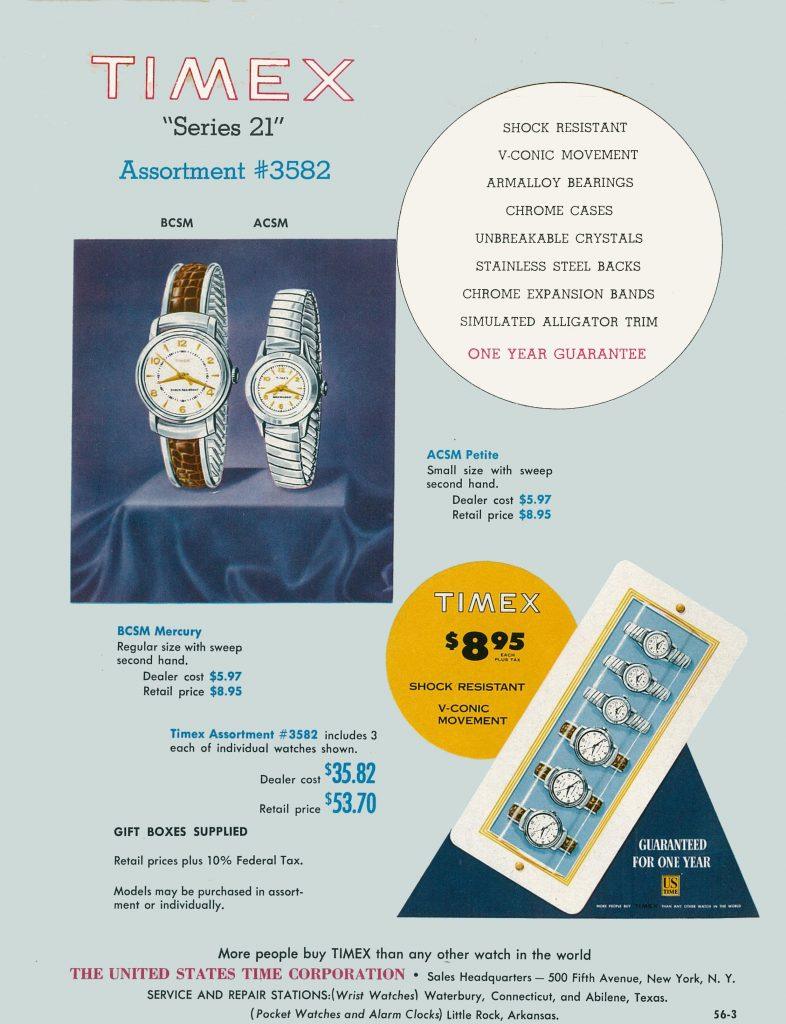 1956 timex catalog