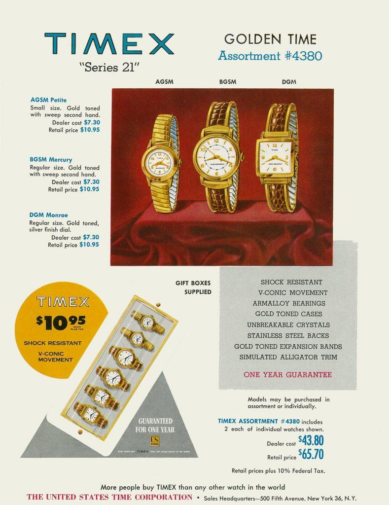 1956 timex catalog