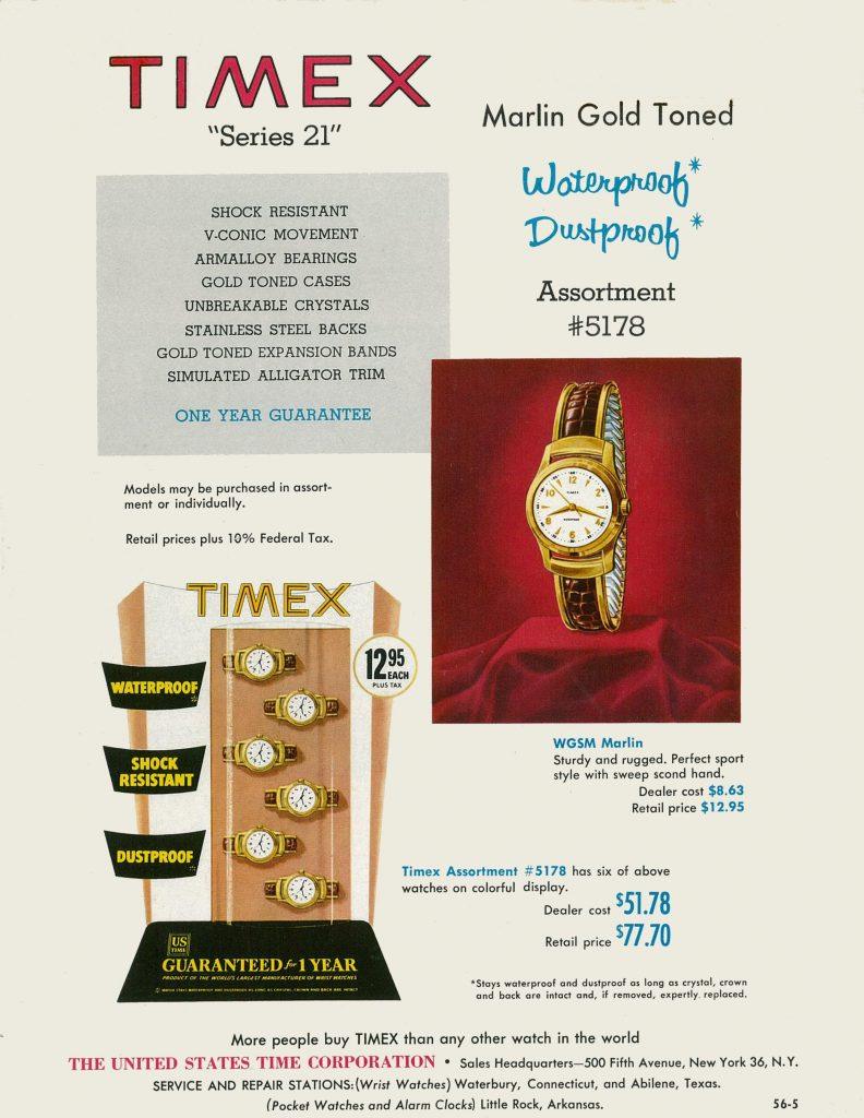 1956 timex catalog
