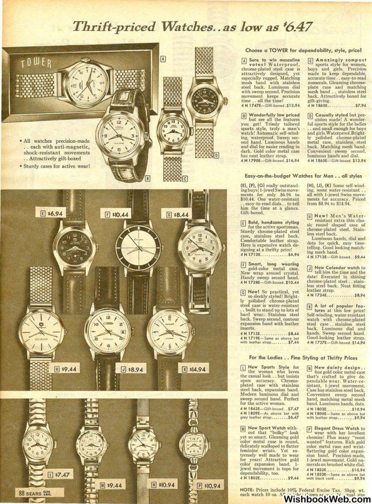 1958 tower ad