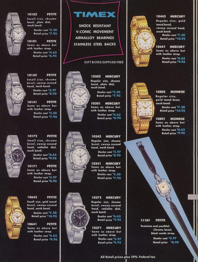 1958 timex catalog