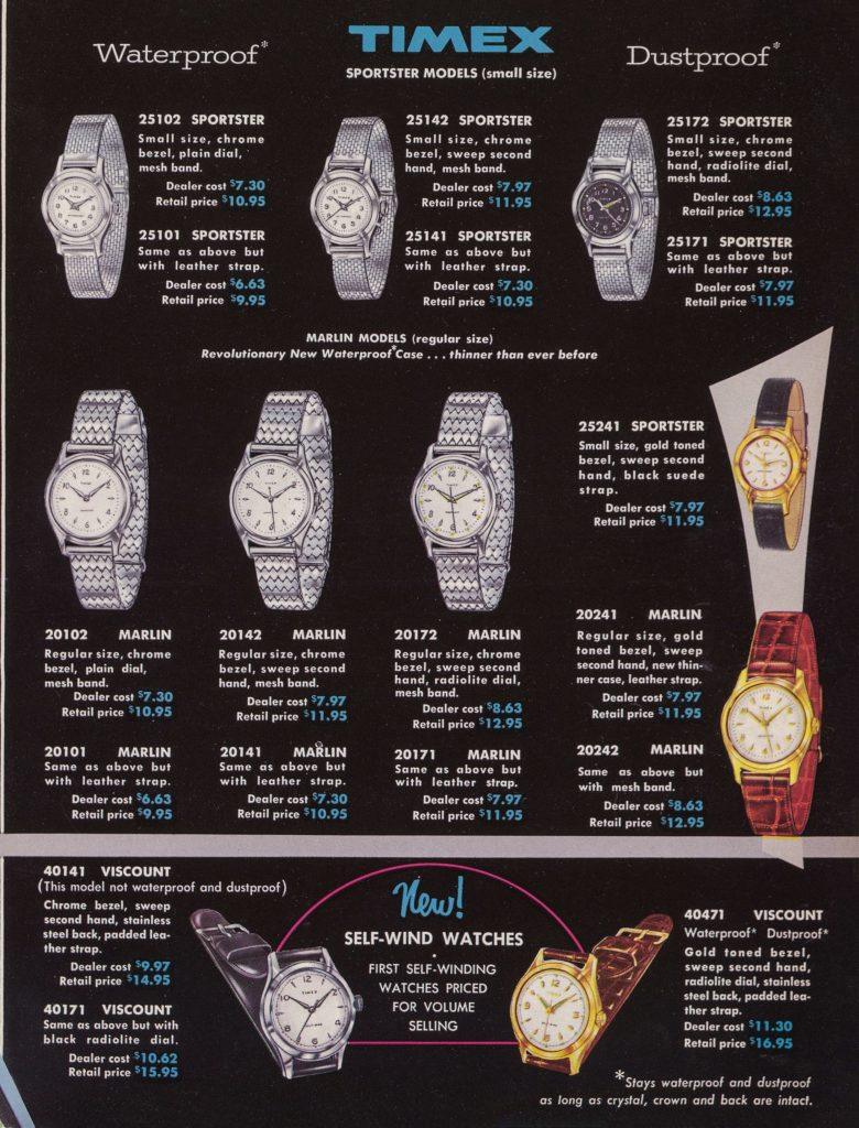 1958 timex catalog