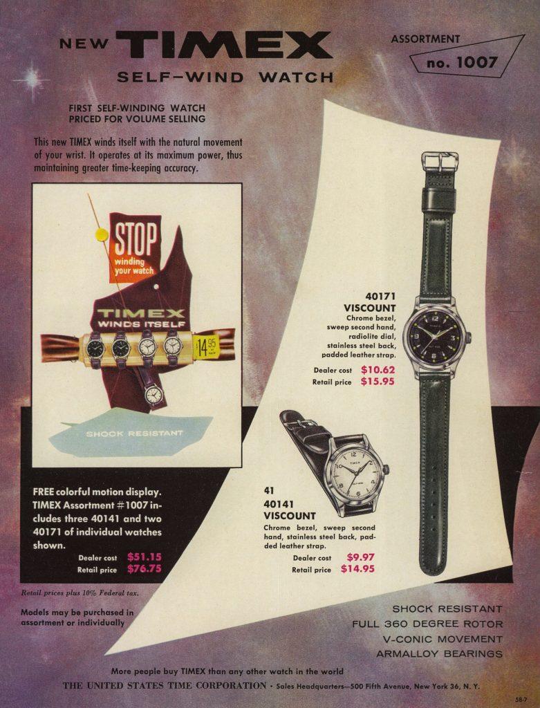 1958 timex catalog