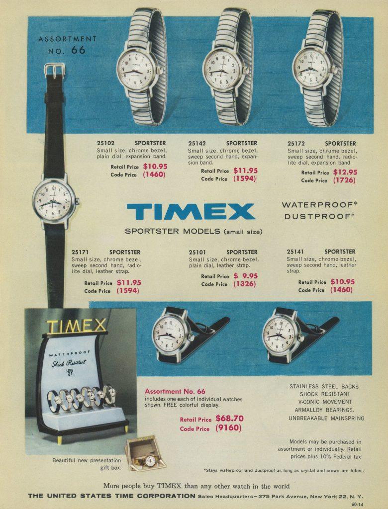 1960 timex catalog
