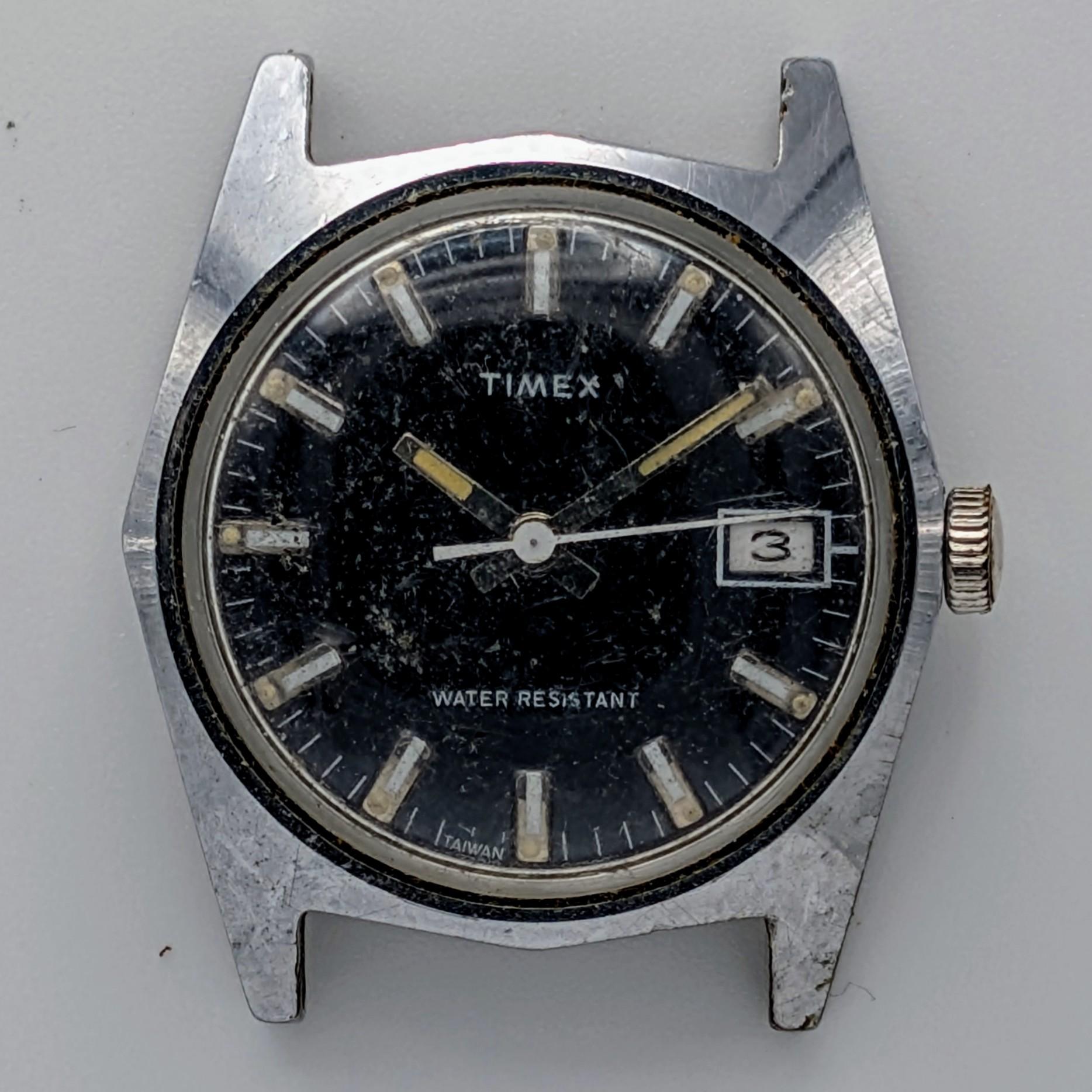 23319 02579 Timex Sprite Calendar Dial England Watch 1979