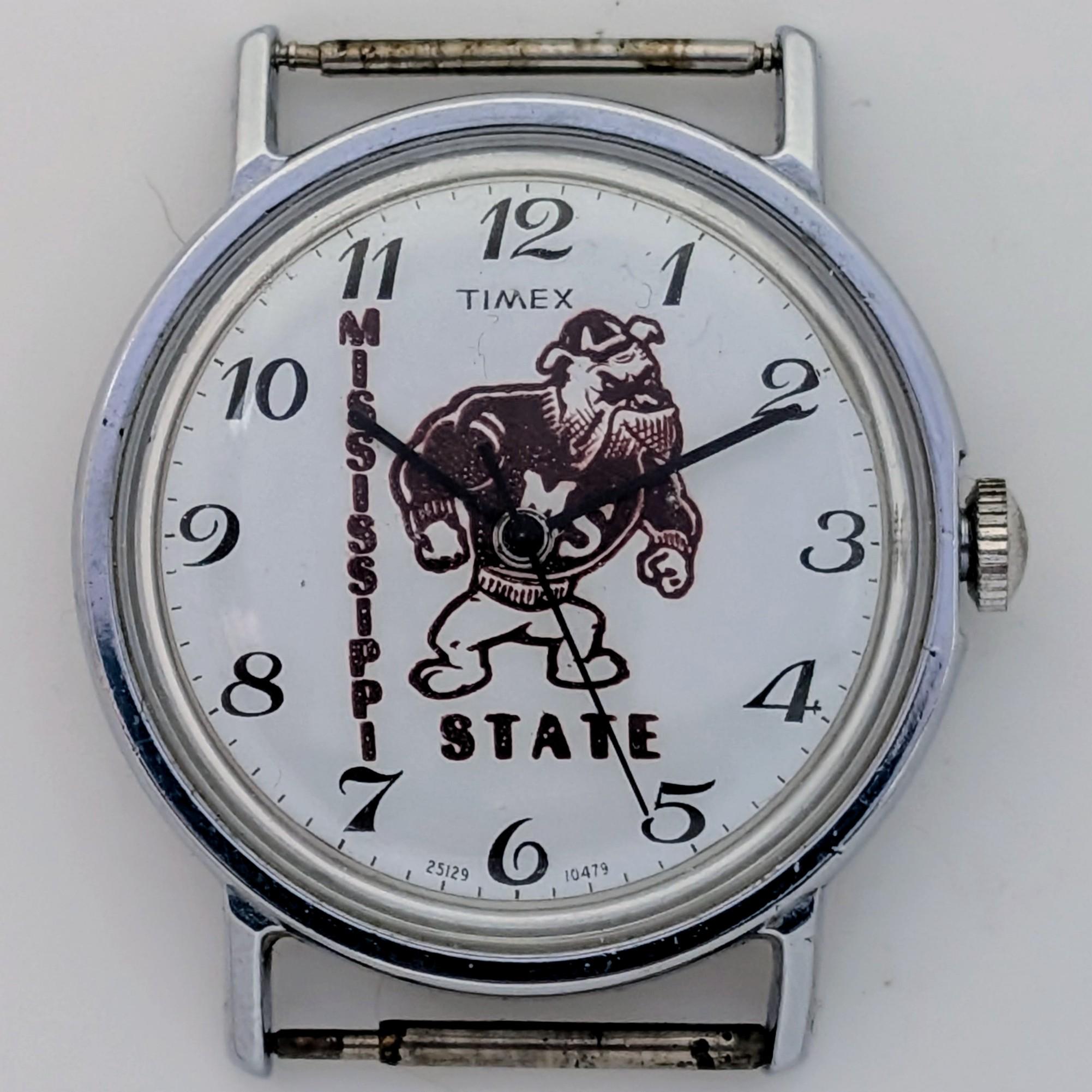 mississippi state watch 25129 10479 timex marlin 1979