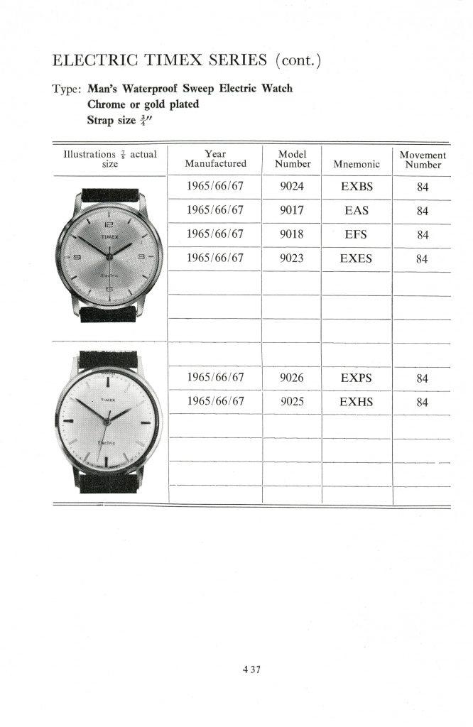 1960 - 1968 timex manual