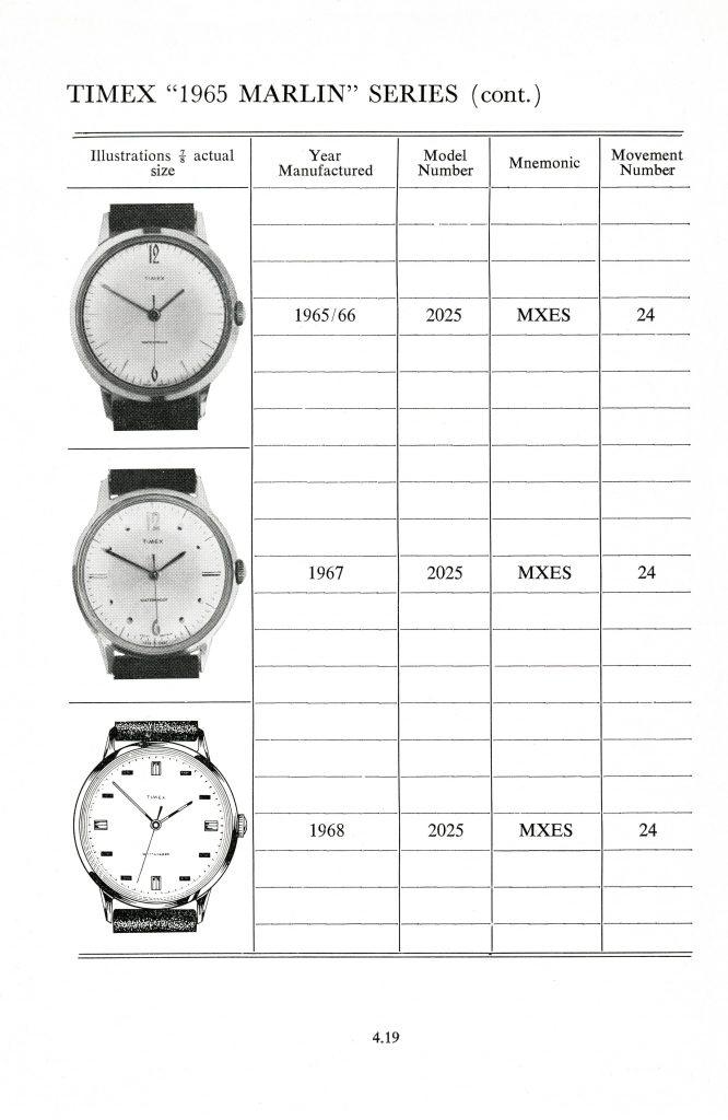 1960 - 1968 timex manual