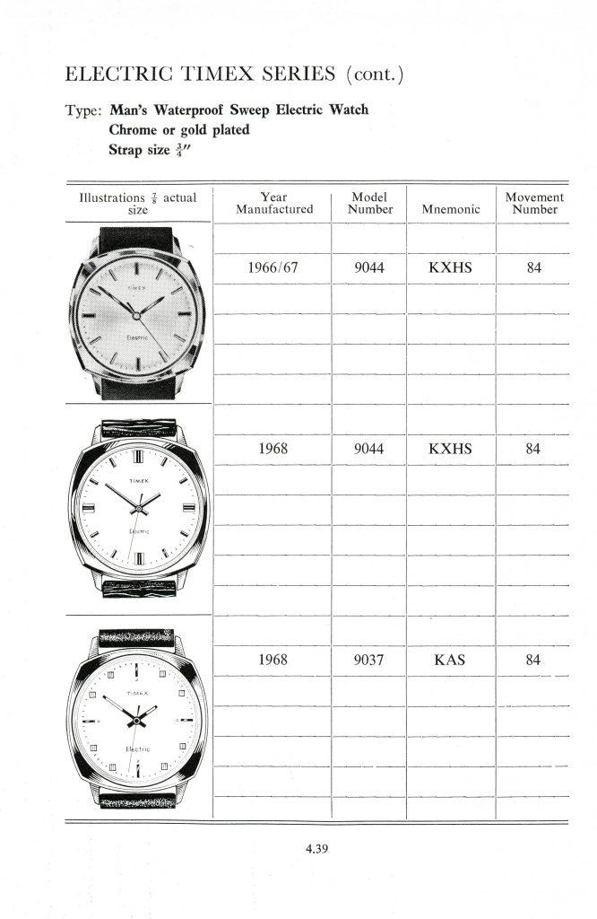 1960 - 1968 timex manual