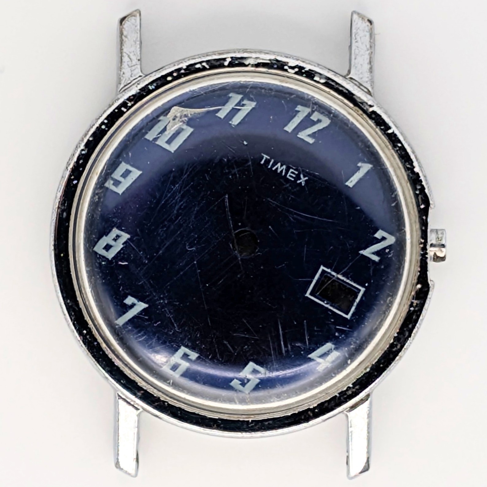 Timex Mercury Calendar Watch Blue 16553 02574 [1974]