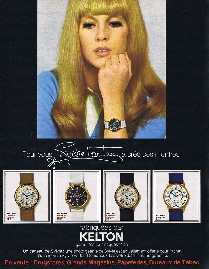 Kelton 1970 ad sylvie vartan