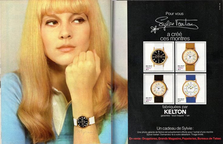 Kelton 1970 ad sylvie vartan