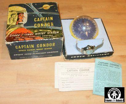 Timex Jump Hour Watch Buzz Corey's Captain Condor Space Patrol 1957