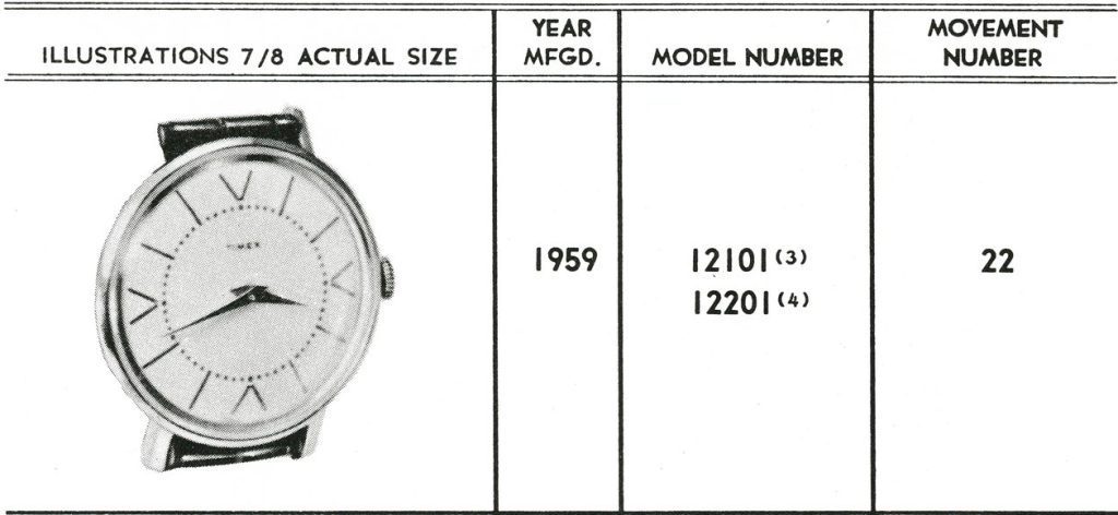 Timex Darwin Watch 1210 2259 [1959]