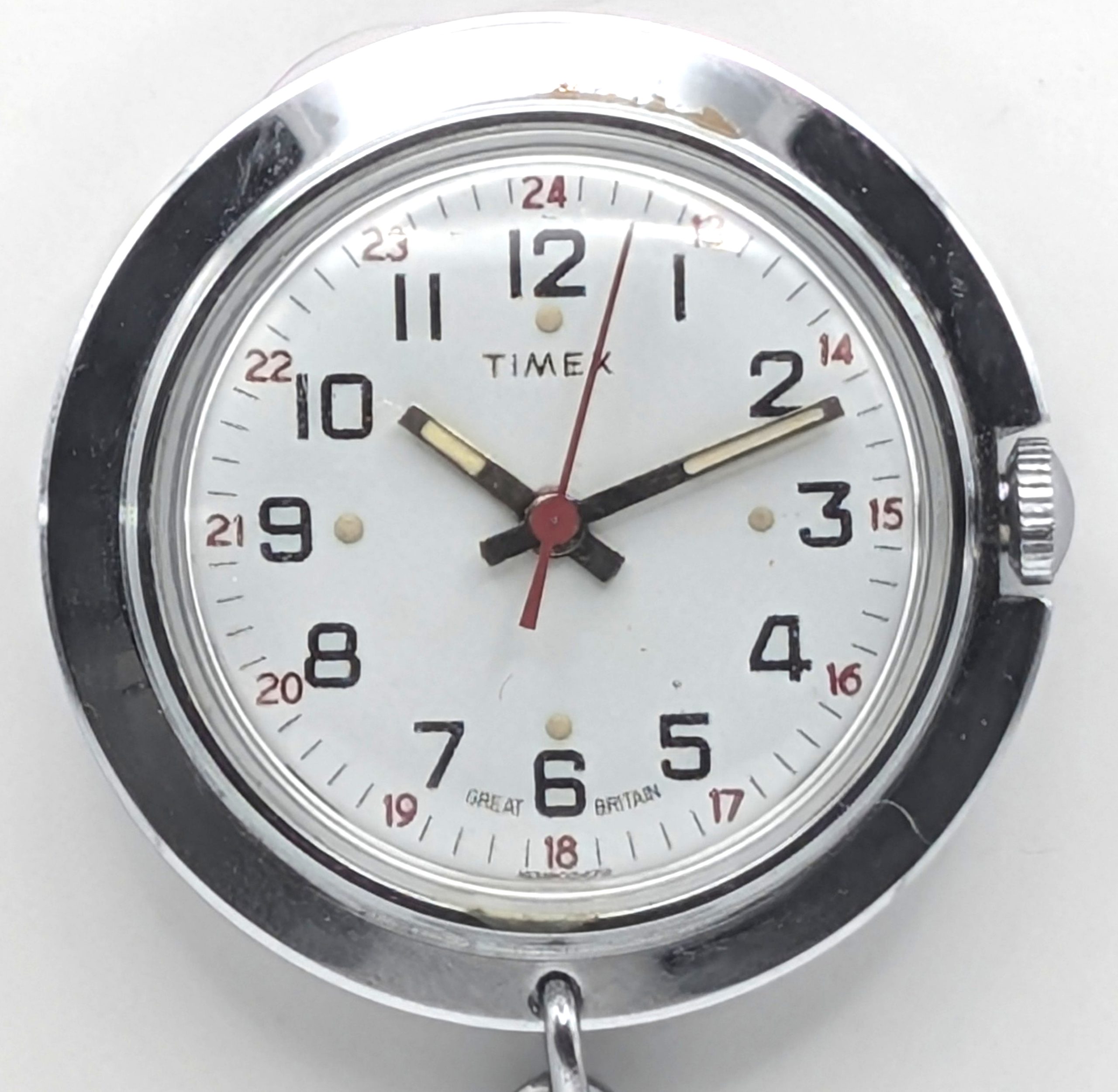 Timex Nurse's Lapel Watch 16310 02479 [1079]