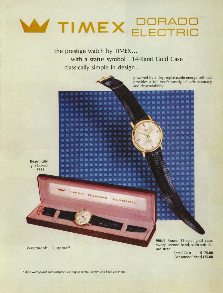 Timex Dorado 14k Solid Gold Electric Watch 9064 8468 [1968]