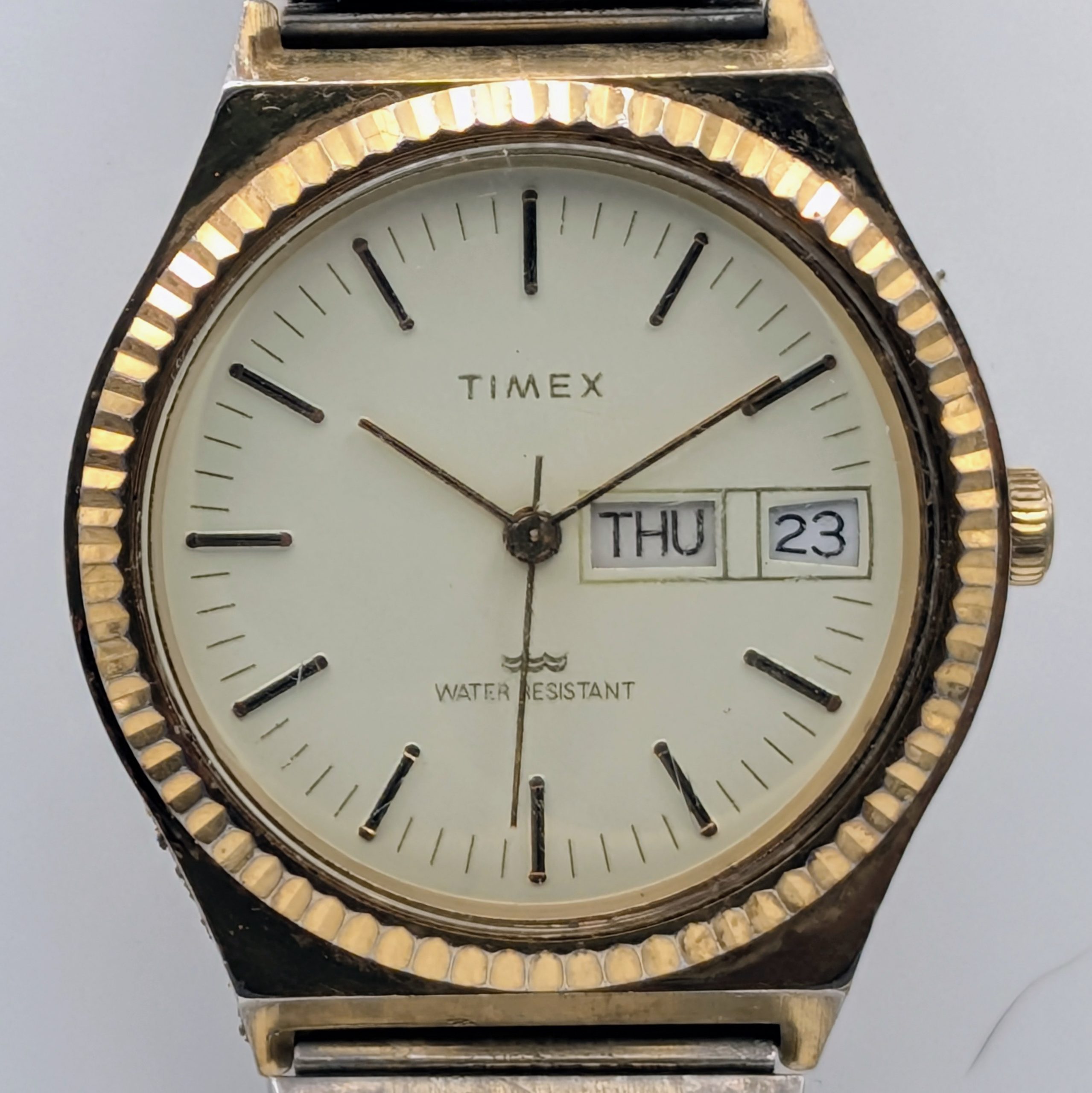 Timex Marlin Day Date Watch 26617 10783 [1983]