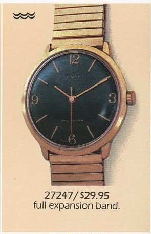 Timex marlin watch 27247 01481 [1981]