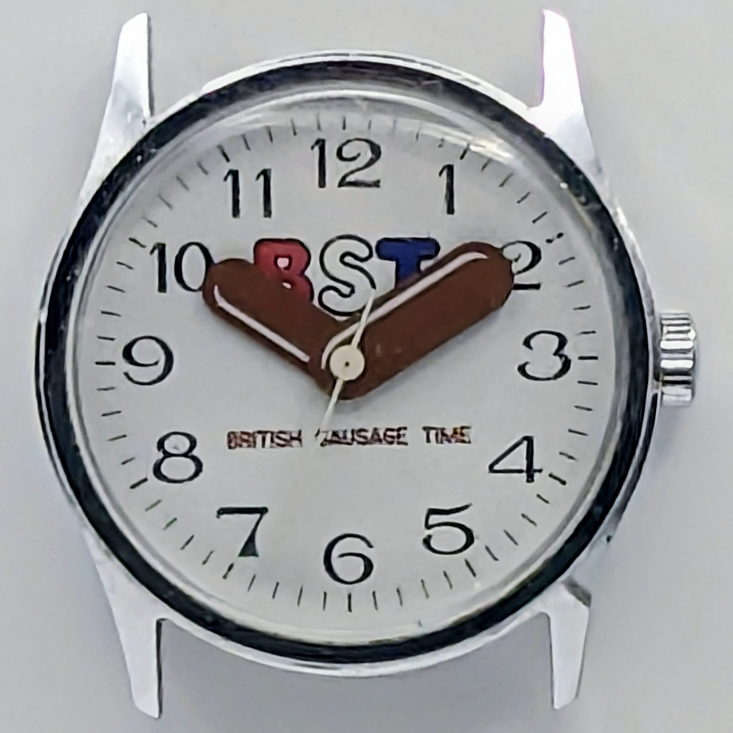 Timex BST British Sausage Time Competition Watch 32132 10485 [1985]
