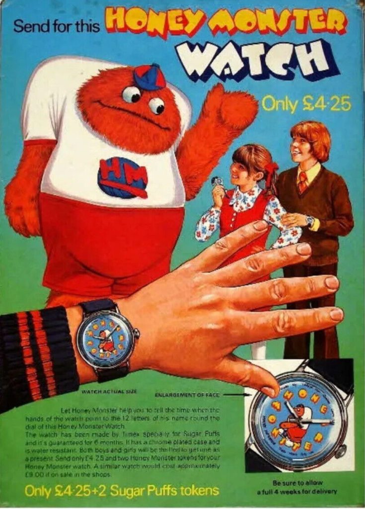 Timex Sugar Puffs Honey Monster ad [1977]