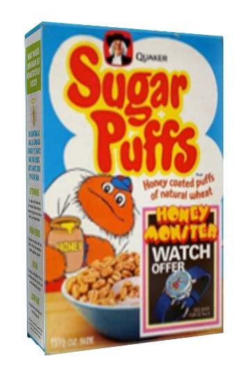 Timex Sugar Puffs Honey Monster box [1977]