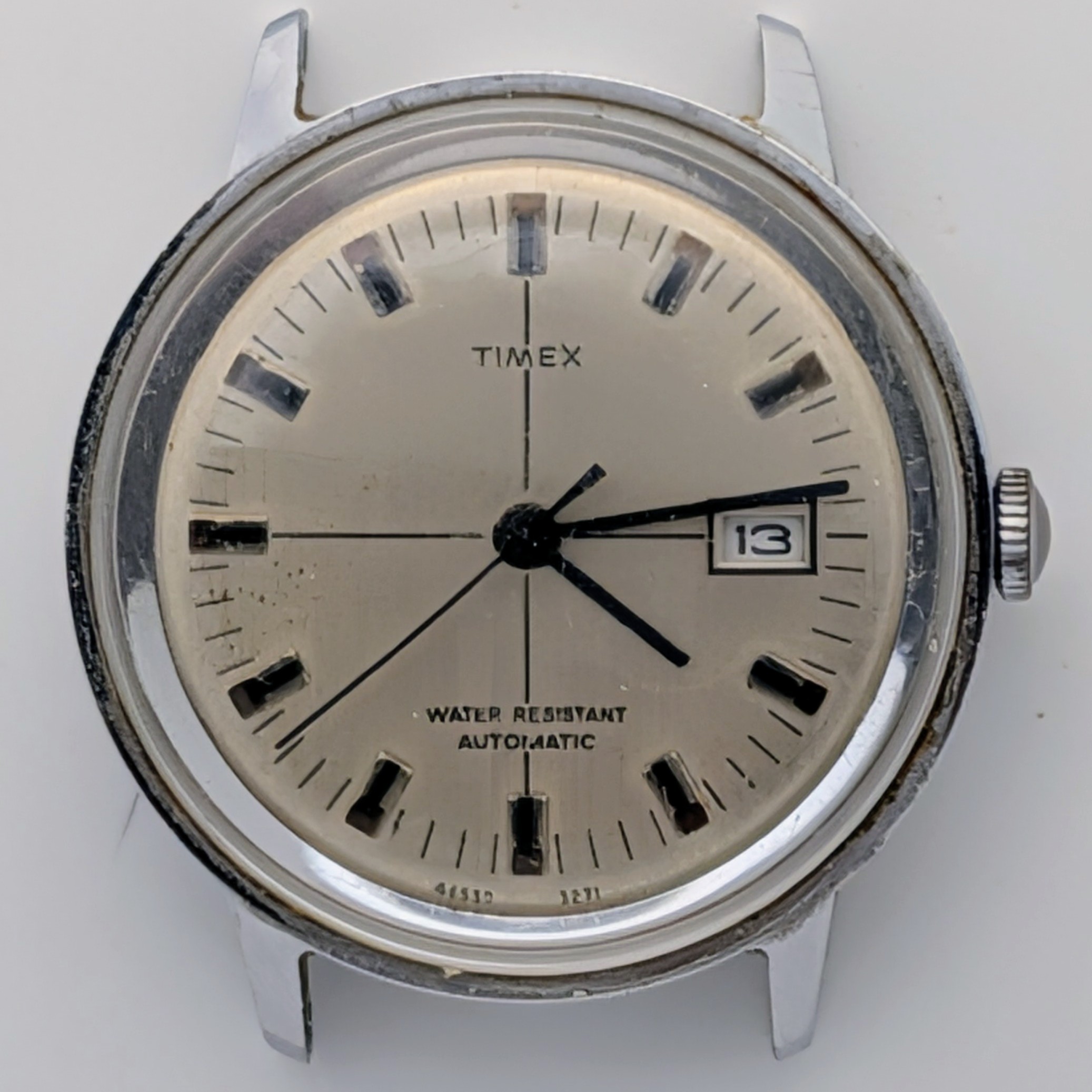 Timex Viscount Calendar Crosshair Watch 46550 3271 [1971]