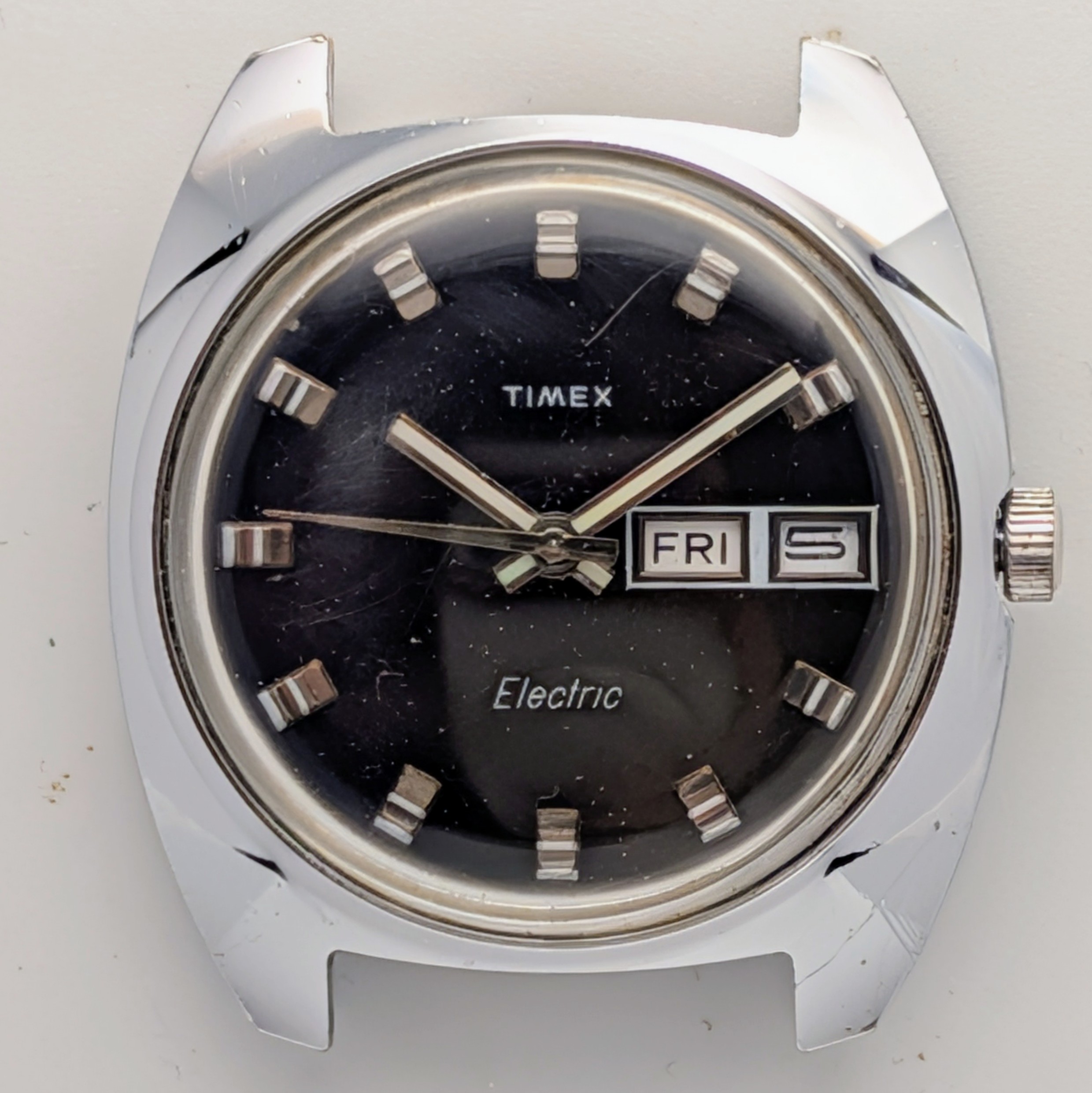 Timex Electric Day Date Watch 778512 5575 [1975]