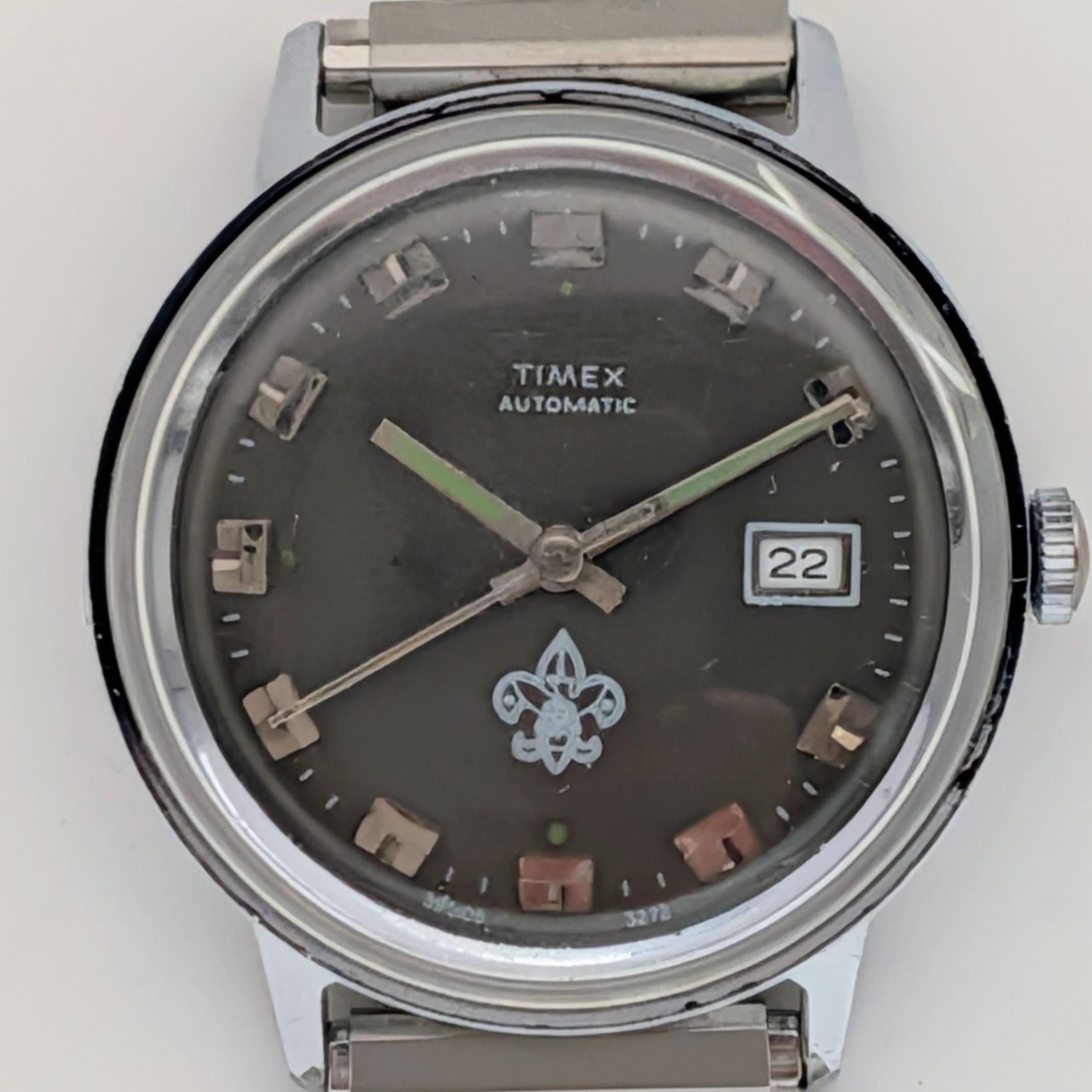 Timex Viscount Calendar Scout Watch 390105 3272 [1972]